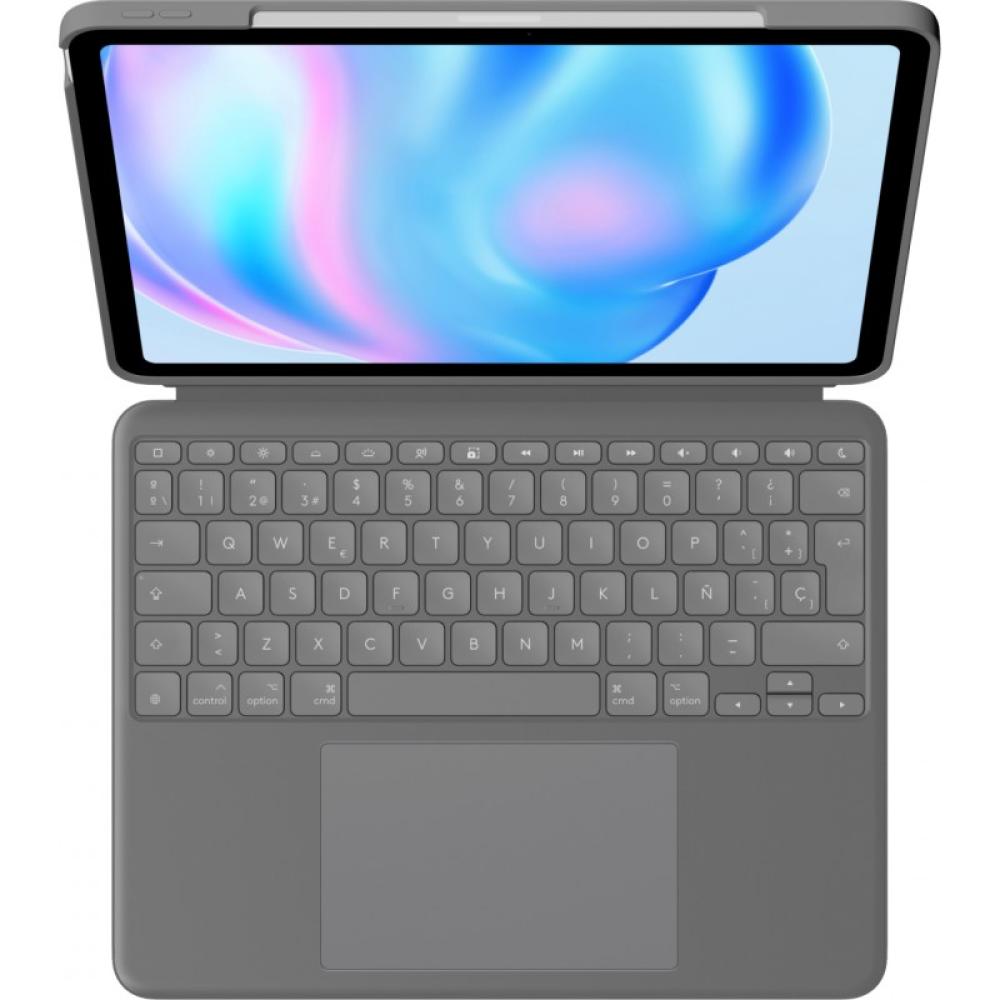 Logitech - Combo Touch, Funda con Teclado, iPad Air 13 Pulgadas (M2)(2024) - Teclado retroiluminado extraíble con Soporte abatib