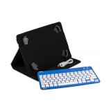 SilverHT - Funda Universal Gripcase con Teclado para tablets de 9 a 10.1" - Azul