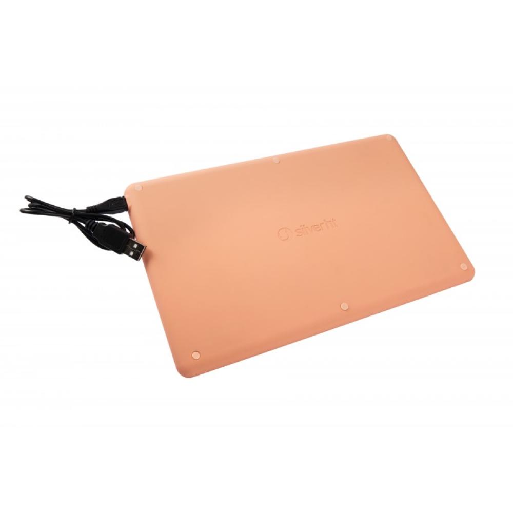 SilverHT - Wireless KB White + Peach