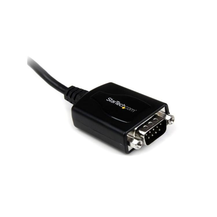 StarTech.com - Cable 0,3m USB a Puerto Serie Serial RS232 DB9 con Retención del Puerto de Asignación COM