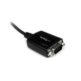 StarTech.com - Cable 0,3m USB a Puerto Serie Serial RS232 DB9 con Retención del Puerto de Asignación COM