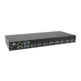 LevelOne - KVM-3208 interruptor KVM Montaje en rack Negro