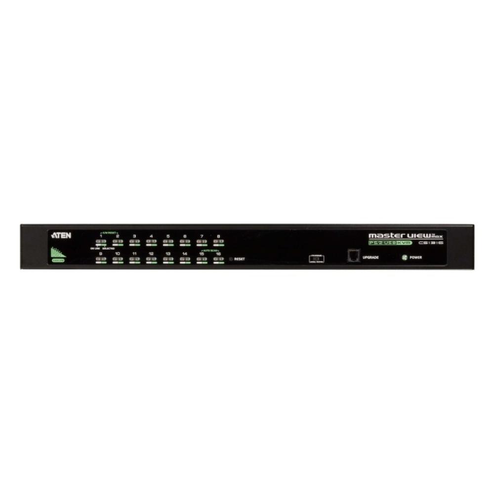 ATEN - Switch KVM VGA PS/2-USB de 16 puertos