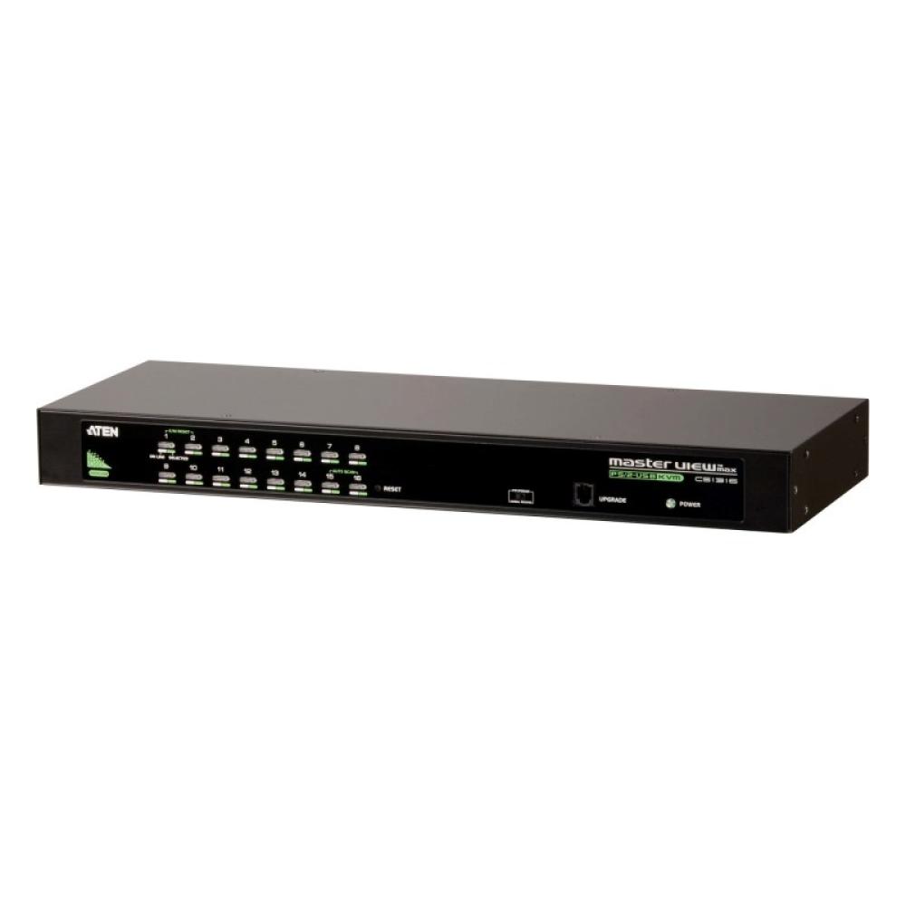 ATEN - Switch KVM VGA PS/2-USB de 16 puertos