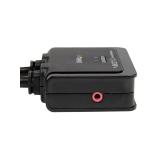 StarTech.com - Conmutador Switch KVM 2 puertos HDMI USB Audio con Cables Integrados - 1080p