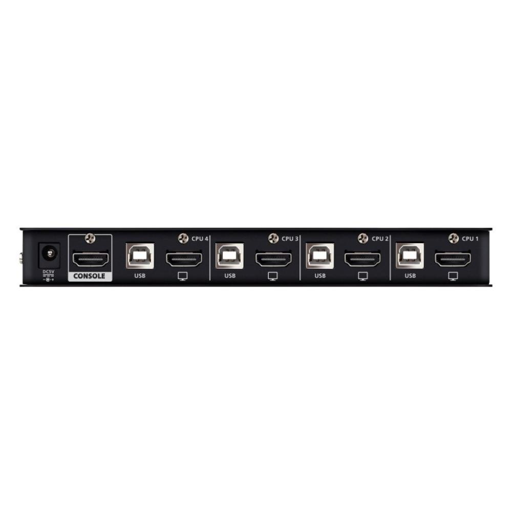 ATEN - CS784H interruptor KVM Negro