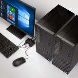 Lindy - 42340 interruptor KVM Negro