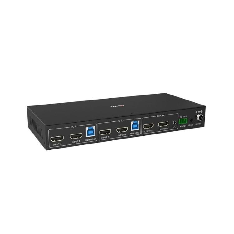 Lindy - 39314 interruptor KVM Negro