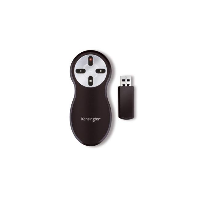 Kensington - Si600 Wireless Presenter with Laser Pointer apuntador inalámbricos Negro
