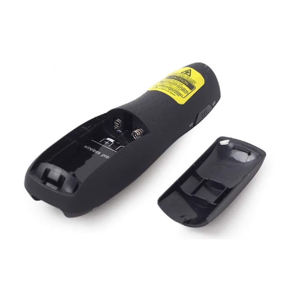 Gembird - WP-L-12 apuntador inalámbricos RF Negro