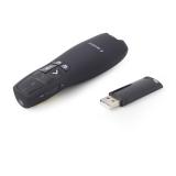 Gembird - WP-L-12 apuntador inalámbricos RF Negro