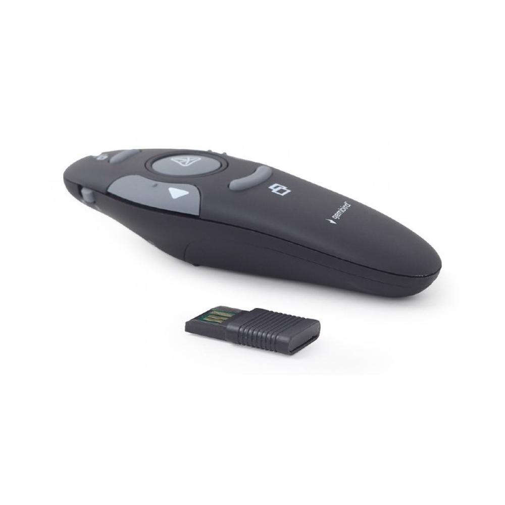 Gembird - WP-L-11 apuntador inalámbricos RF Negro