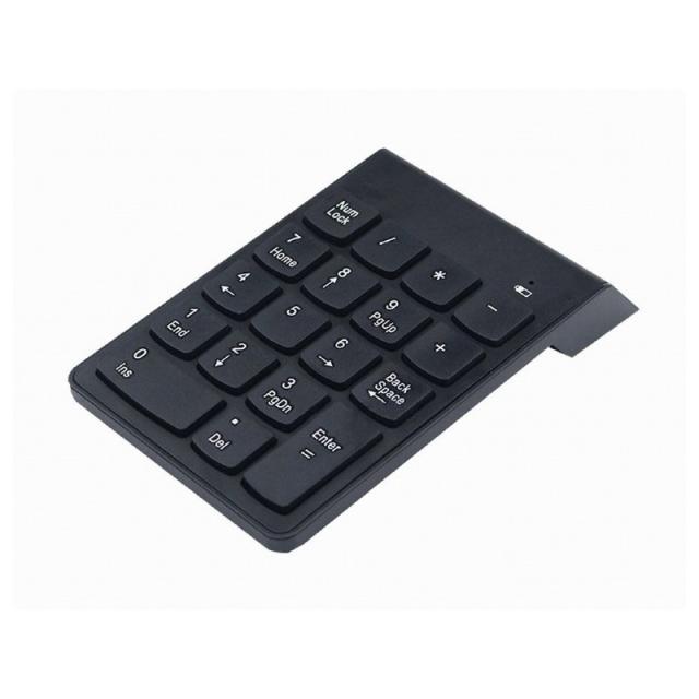 Gembird - KPD-W-02 teclado numérico Portátil/PC Bluetooth Negro
