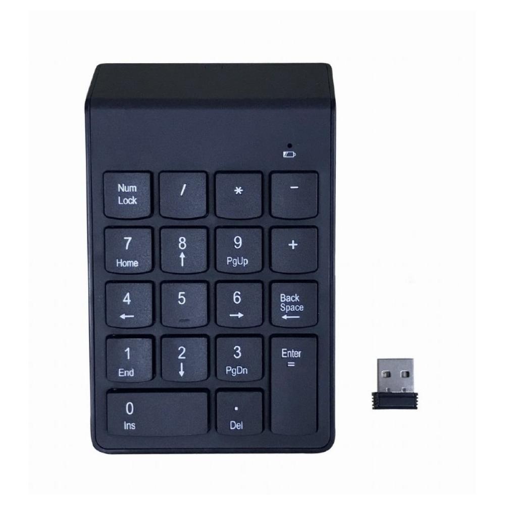 Gembird - KPD-W-02 teclado numérico Portátil/PC Bluetooth Negro