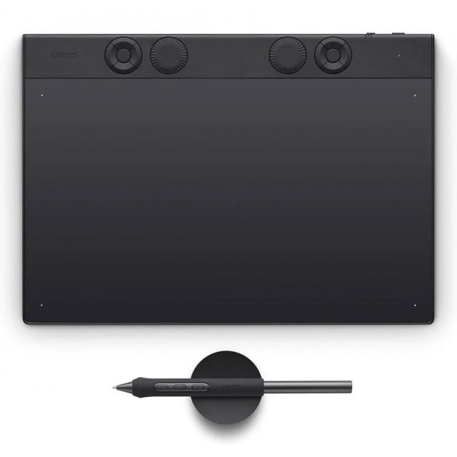 Wacom - Intuos Pro Medium – 2025 tableta digitalizadora Negro 263 x 148 mm USB/Bluetooth