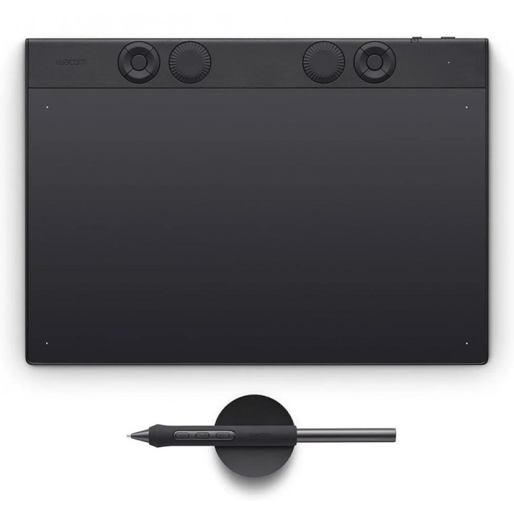 Wacom - Intuos Pro Medium – 2025 tableta digitalizadora Negro 263 x 148 mm USB/Bluetooth