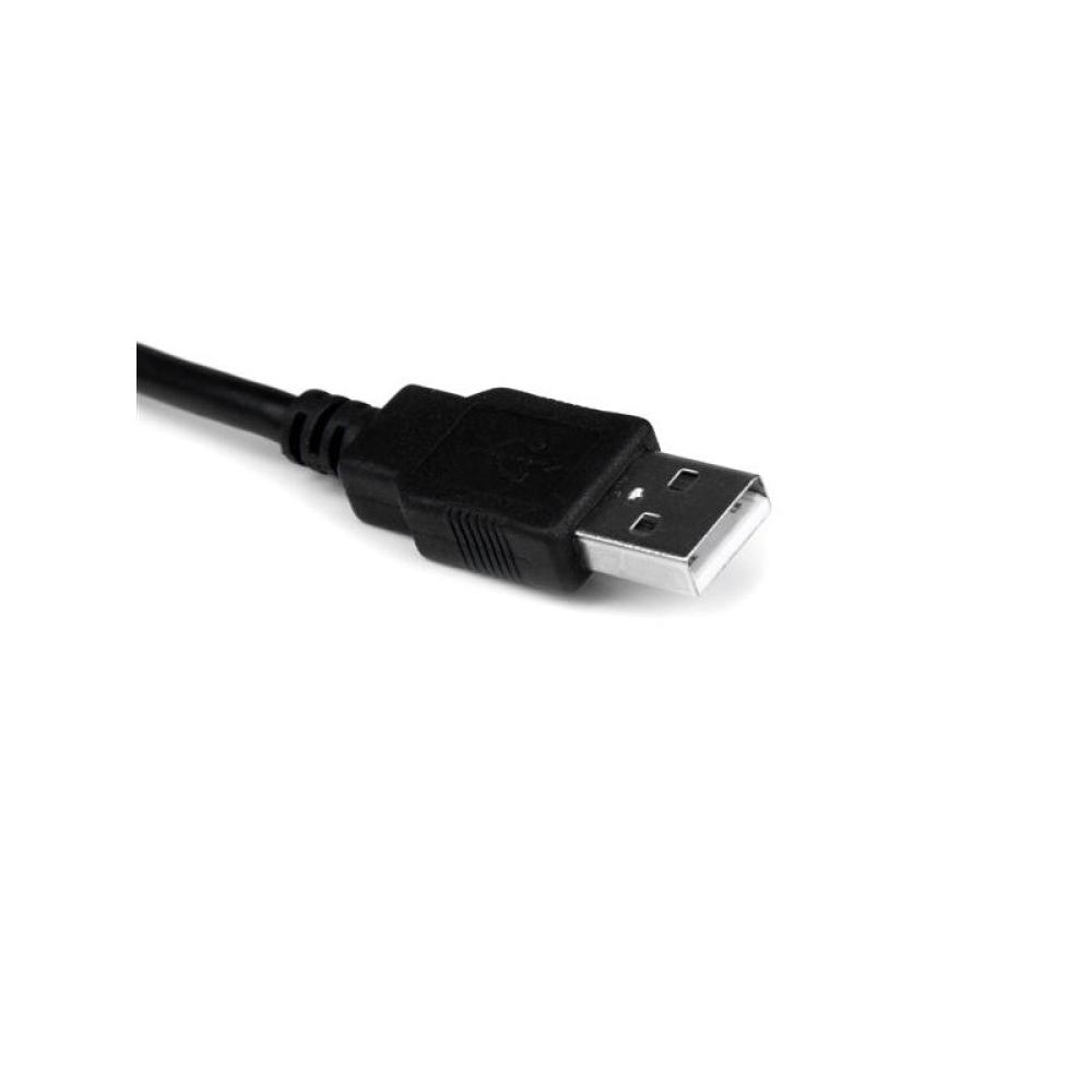 StarTech.com - Cable 0,3m USB a Puerto Serie Serial RS232 DB9 con Retención del Puerto de Asignación COM