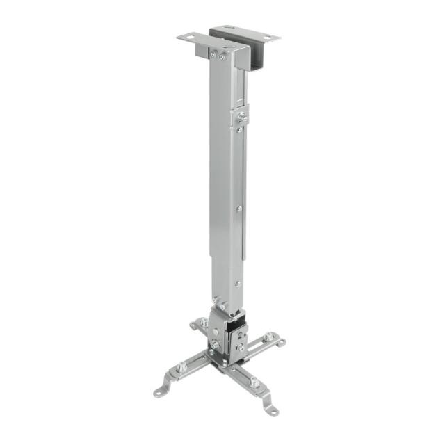 TooQ - SOPORTE UNIVERSAL INCLINABLE DE TECHO PARA PROYECTOR PLATA