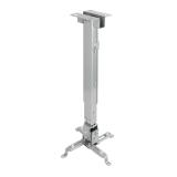 TooQ - SOPORTE UNIVERSAL INCLINABLE DE TECHO PARA PROYECTOR PLATA