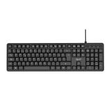 iggual - Teclado USB estándar CK-SILENT-105T negro