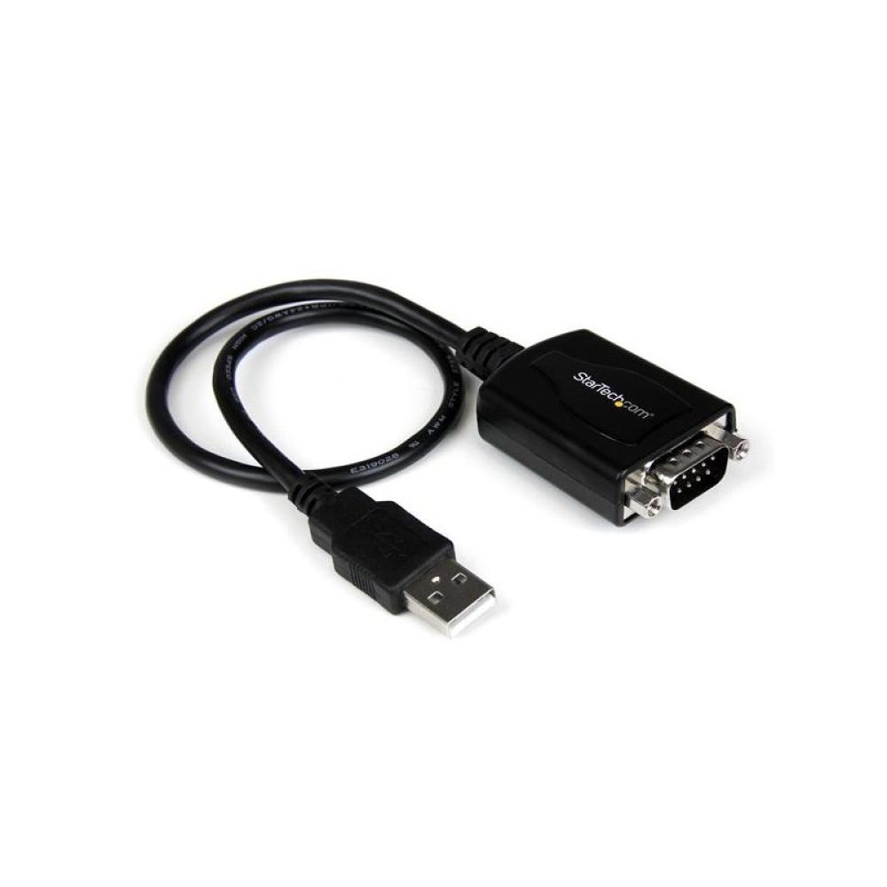StarTech.com - Cable 0,3m USB a Puerto Serie Serial RS232 DB9 con Retención del Puerto de Asignación COM