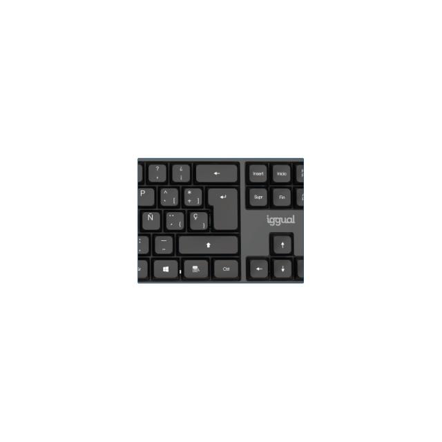iggual - Teclado USB estándar CK-OFFICE-105T negro