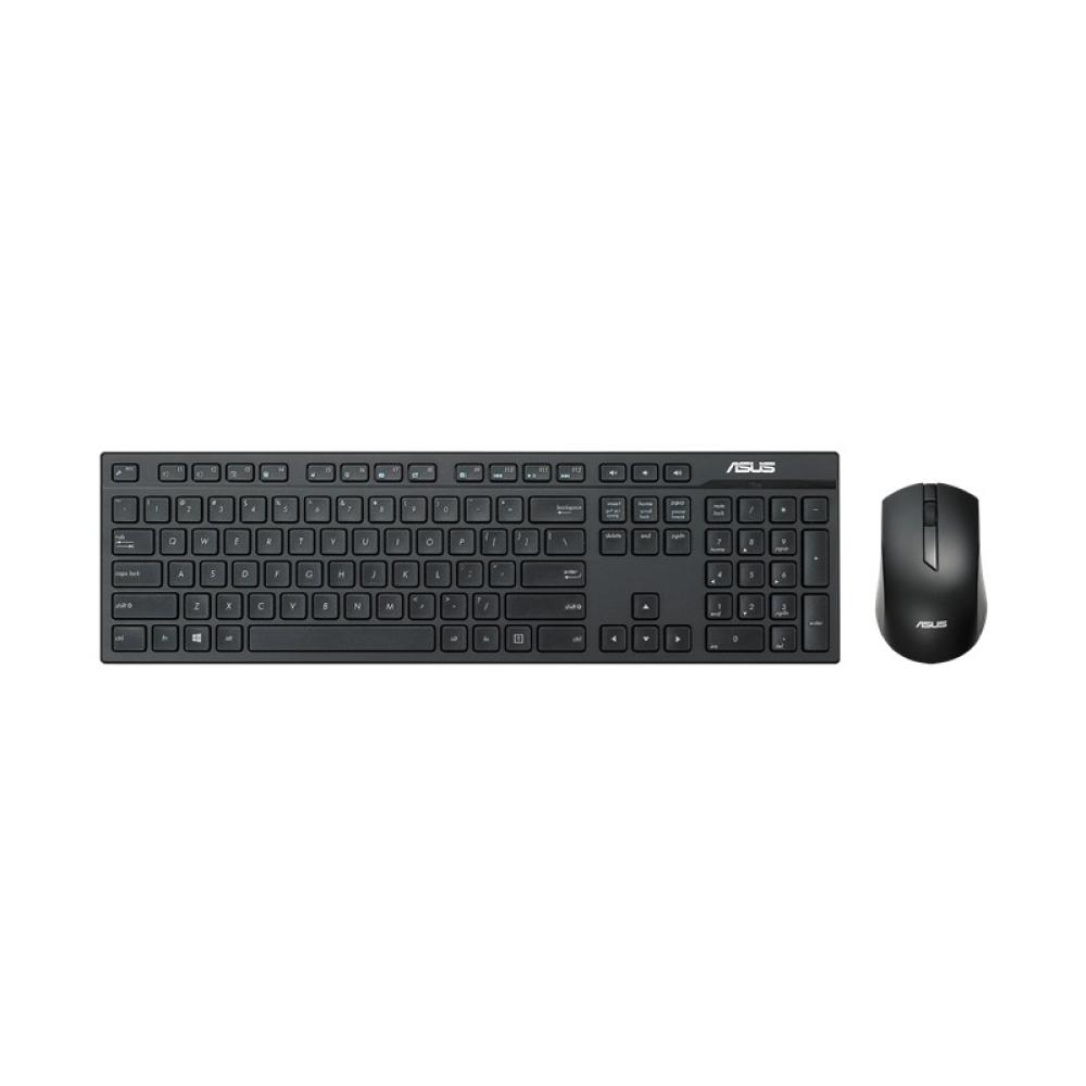 ASUS - W2500 teclado Ratón incluido Juego RF inalámbrico QWERTY Negro