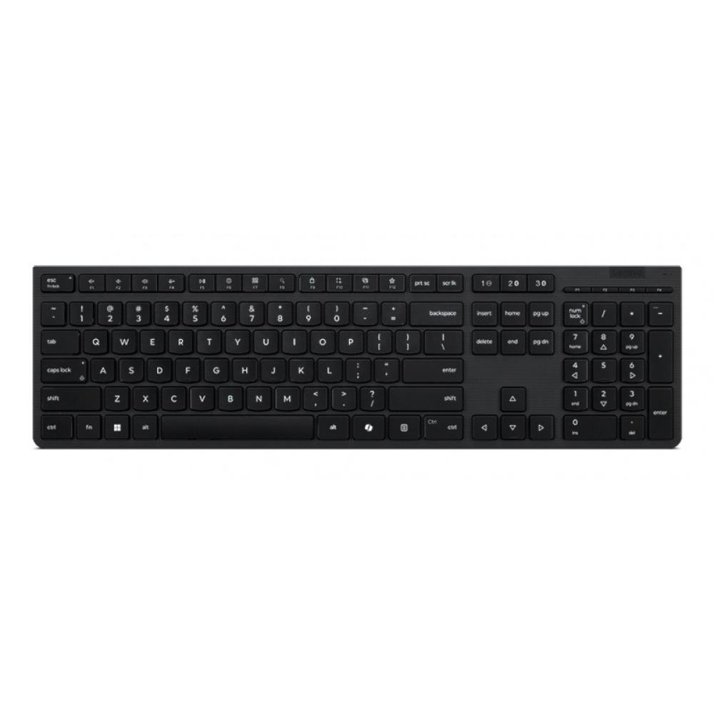 Lenovo - 4Y41R64533 teclado Hogar / Oficina RF Wireless + Bluetooth Español Gris