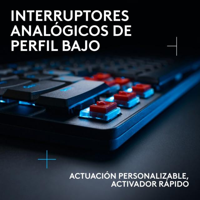 Logitech - G515 RAPID TKL, teclado con cable de perfil bajo para gaming, teclado para gaming en PC totalmente personalizable con