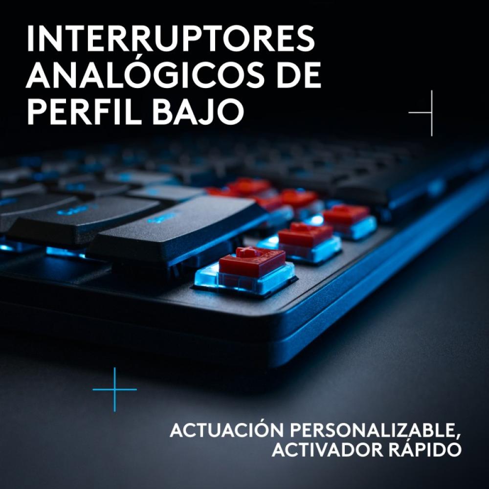 Logitech - G515 RAPID TKL, teclado con cable de perfil bajo para gaming, teclado para gaming en PC totalmente personalizable con