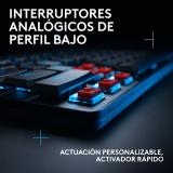 Logitech - G515 RAPID TKL, teclado con cable de perfil bajo para gaming, teclado para gaming en PC totalmente personalizable con