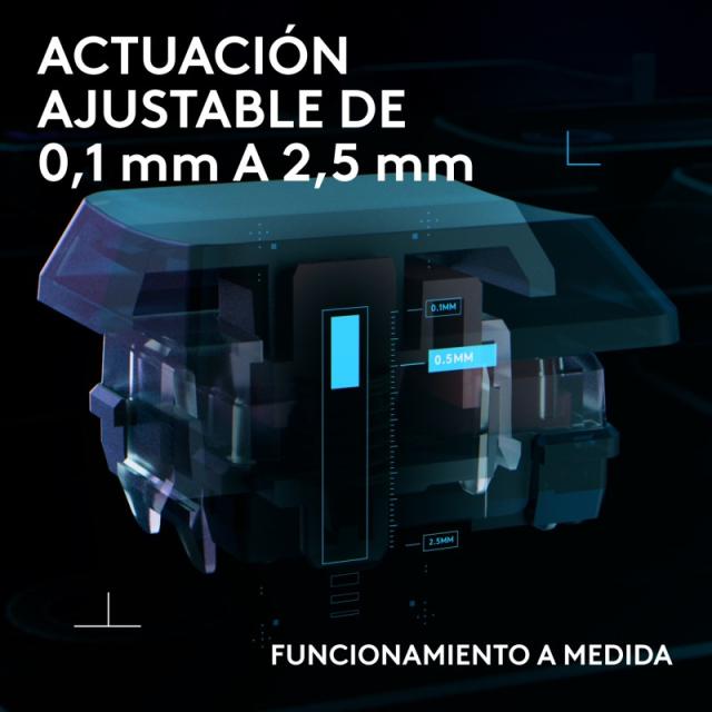 Logitech - G515 RAPID TKL, teclado con cable de perfil bajo para gaming, teclado para gaming en PC totalmente personalizable con