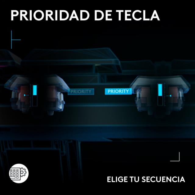 Logitech - G515 RAPID TKL, teclado con cable de perfil bajo para gaming, teclado para gaming en PC totalmente personalizable con