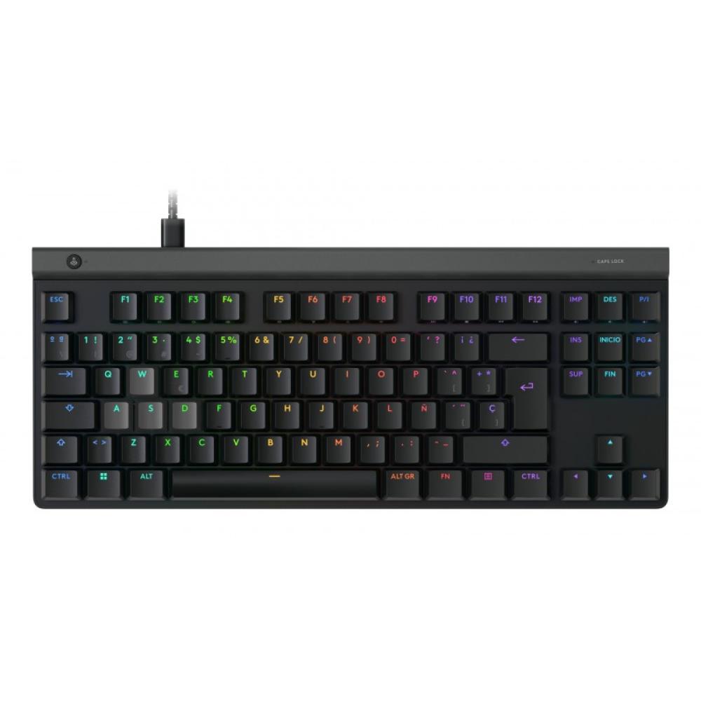Logitech - G515 RAPID TKL, teclado con cable de perfil bajo para gaming, teclado para gaming en PC totalmente personalizable con