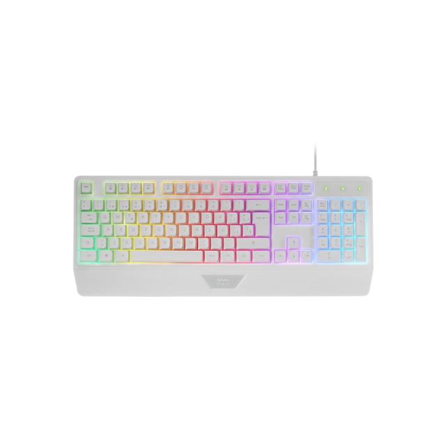 Mars Gaming - MCP124PRO, Combo Gaming 4en1, Teclado RGB H-Mech con Reposamuñecas, Ratón RGB 3200DPI y Switches HU - MCP124PROWES