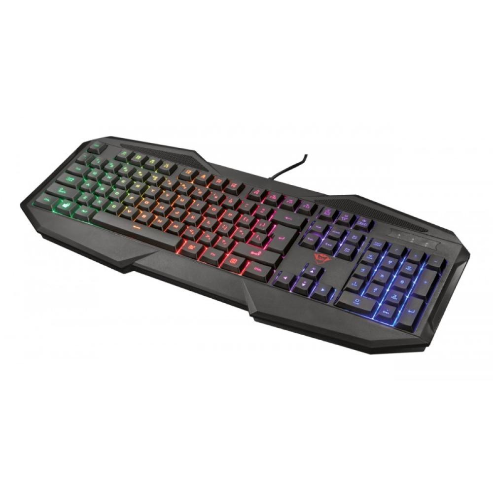 Trust - GXT 830-RW Avonn teclado Juego USB Español Negro