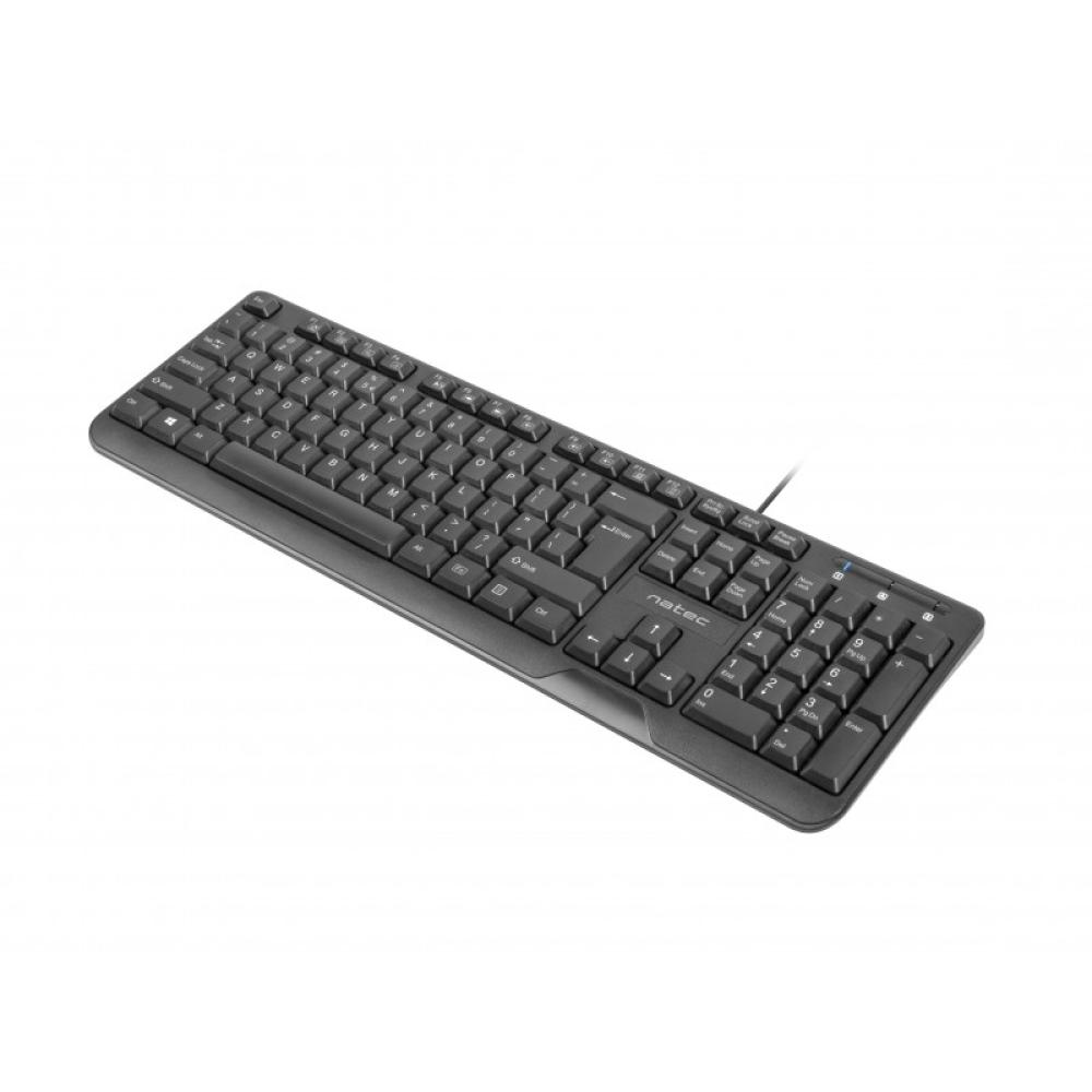 NATEC - Trout teclado Oficina USB QWERTY Español Negro