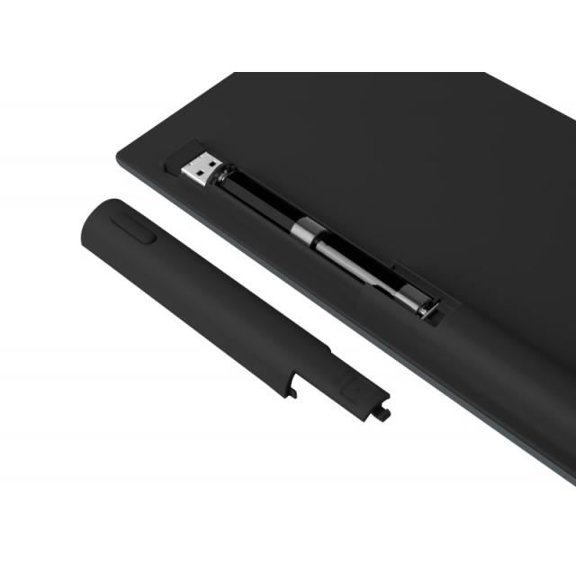 NATEC - NKL-1830 teclado Universal RF Wireless + Bluetooth QWERTY Español Negro, Gris