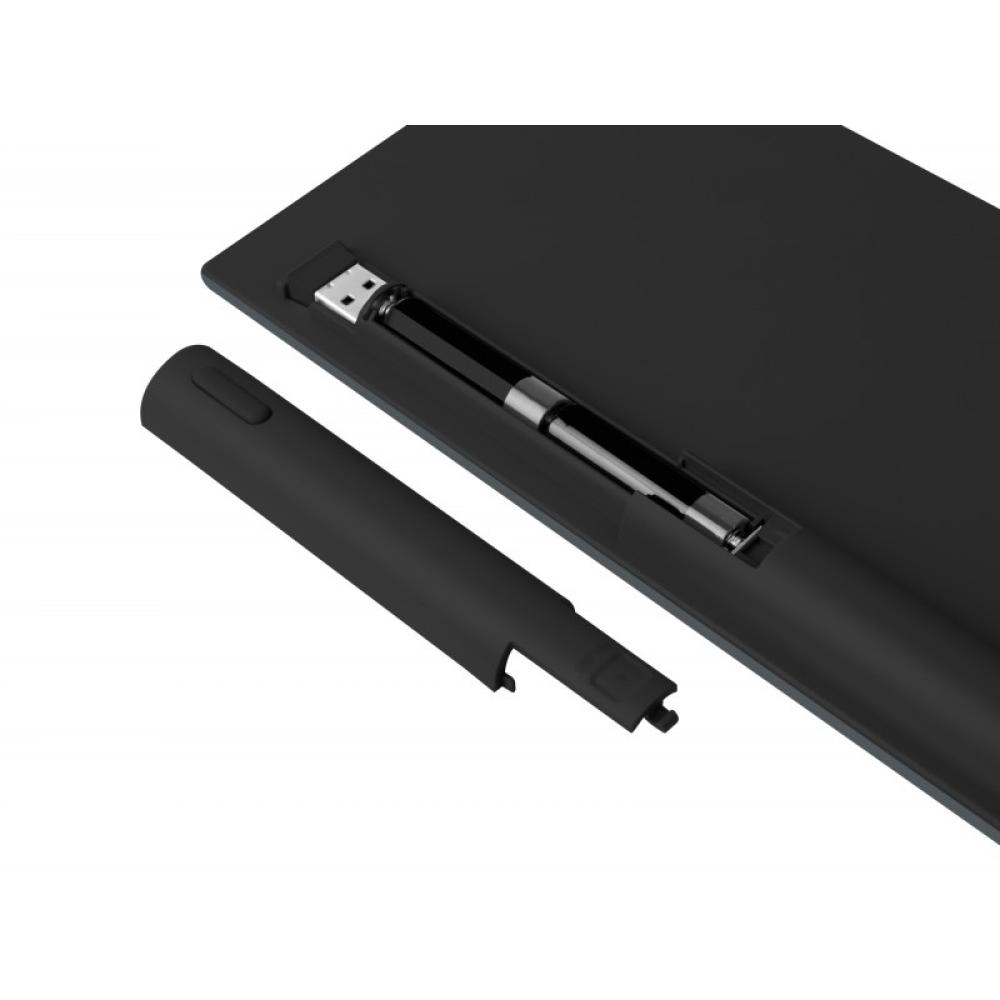 NATEC - NKL-1830 teclado Universal RF Wireless + Bluetooth QWERTY Español Negro, Gris