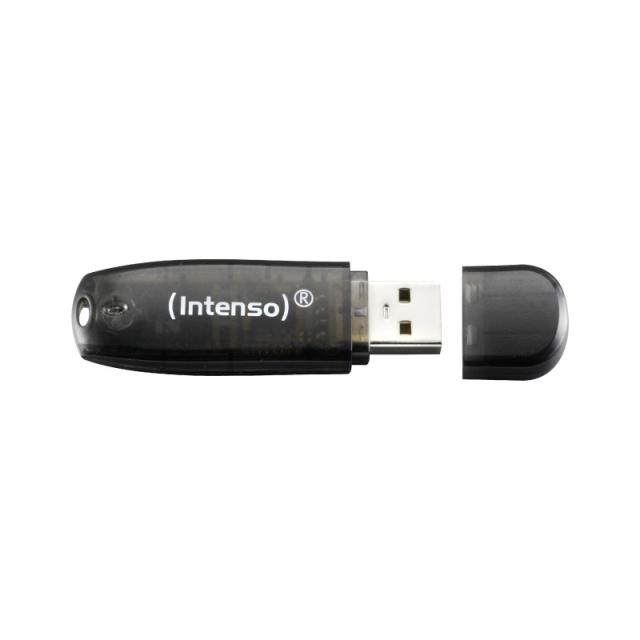 Intenso - Rainbow Line unidad flash USB 16 GB USB tipo A 2.0 Negro