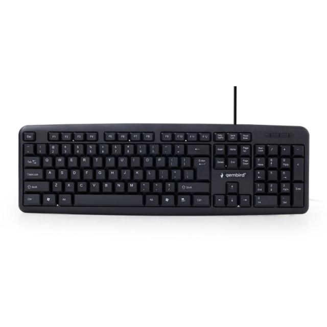 Gembird - KB-U-103-ES teclado Hogar USB Español Negro