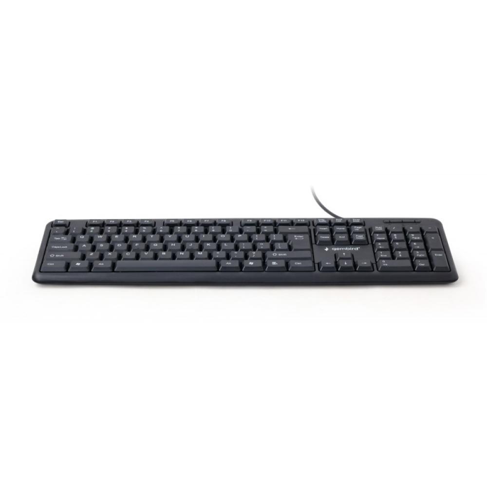 Gembird - KB-U-103-ES teclado Hogar USB Español Negro