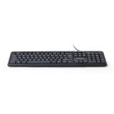 Gembird - KB-U-103-ES teclado Hogar USB Español Negro