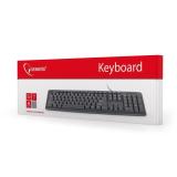 Gembird - KB-U-103-ES teclado Hogar USB Español Negro