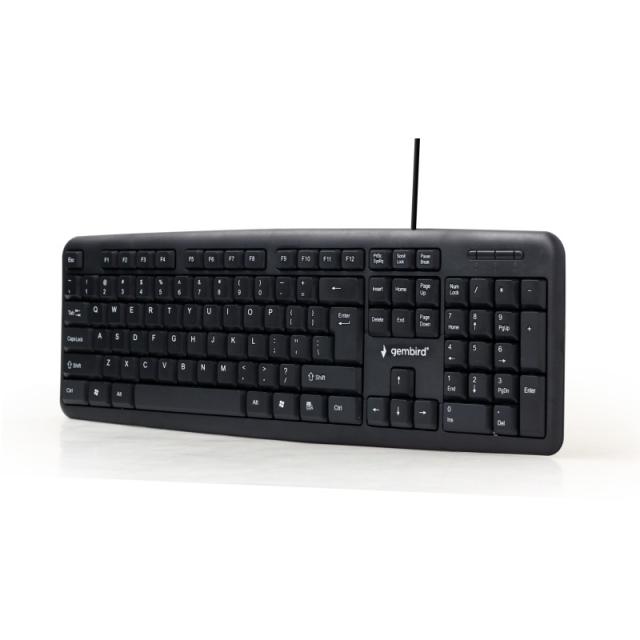 Gembird - KB-U-103-ES teclado Hogar USB Español Negro