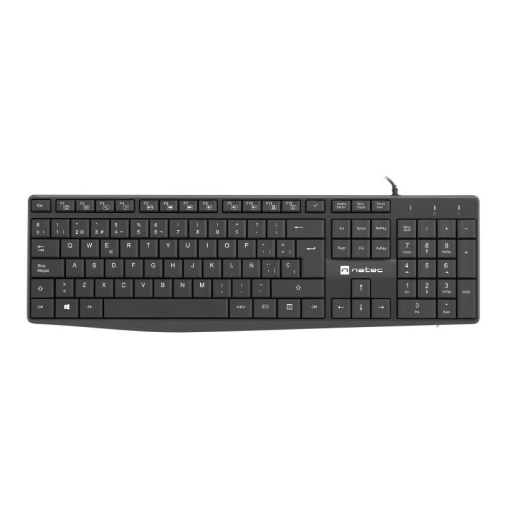 NATEC - NKL-1948 teclado Universal USB QWERTY Español Negro