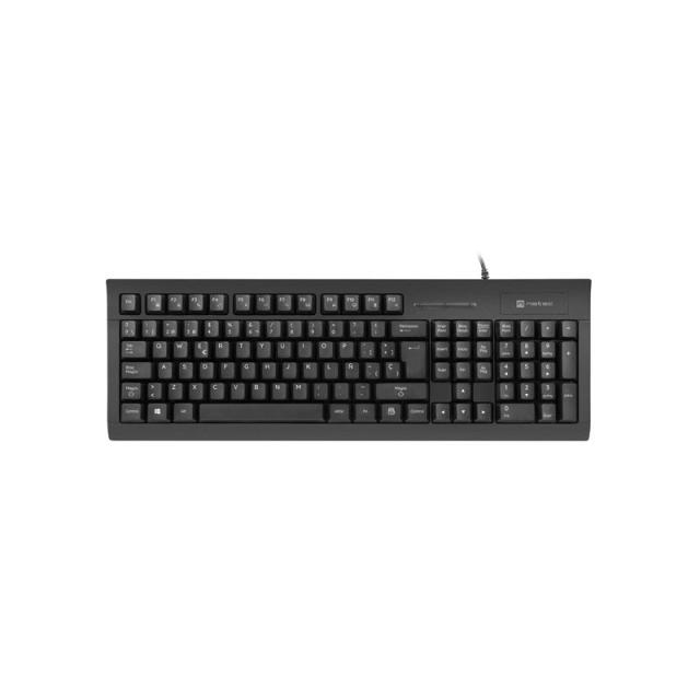 NATEC - NKL-2052 teclado Oficina USB QWERTY Español Negro