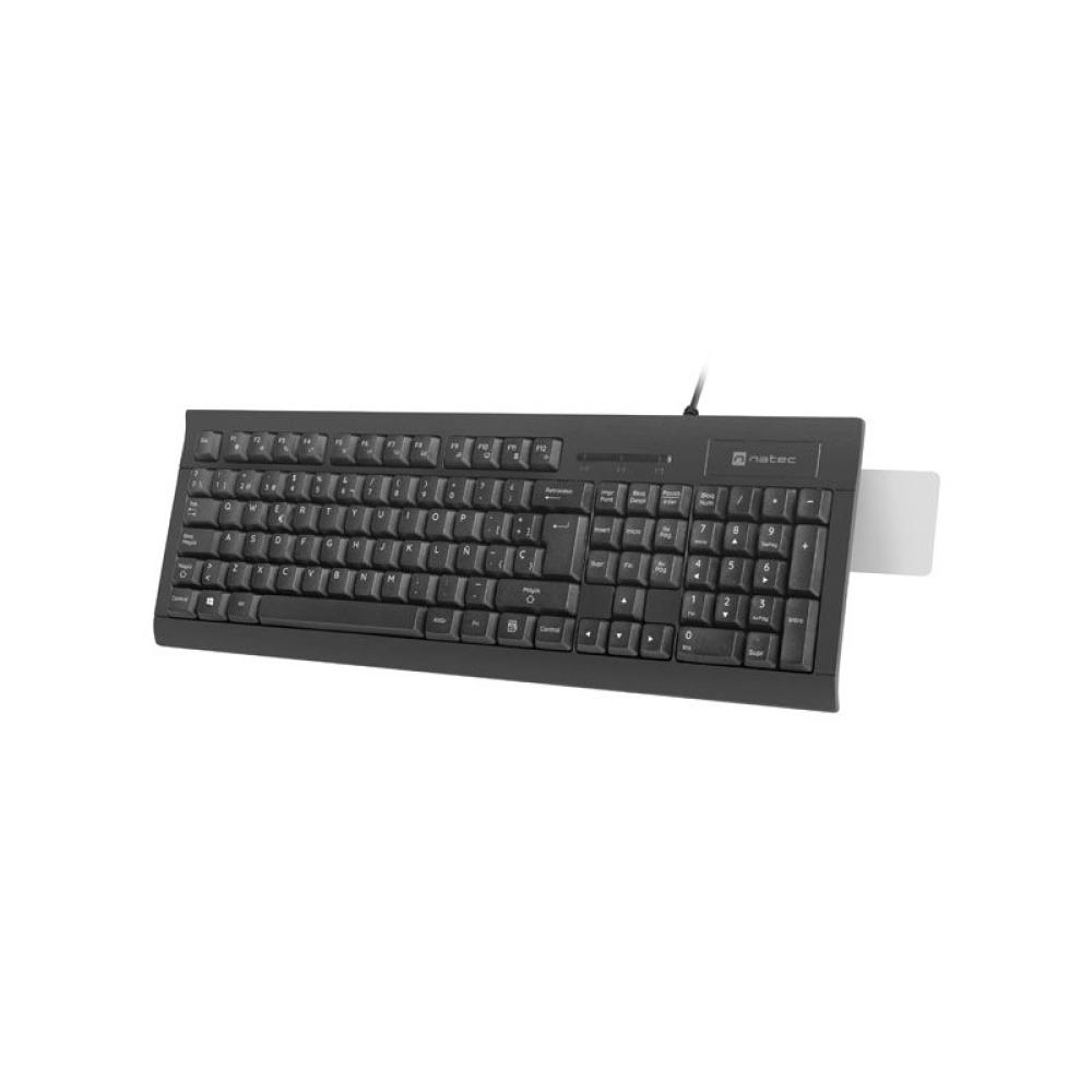 NATEC - NKL-2052 teclado Oficina USB QWERTY Español Negro