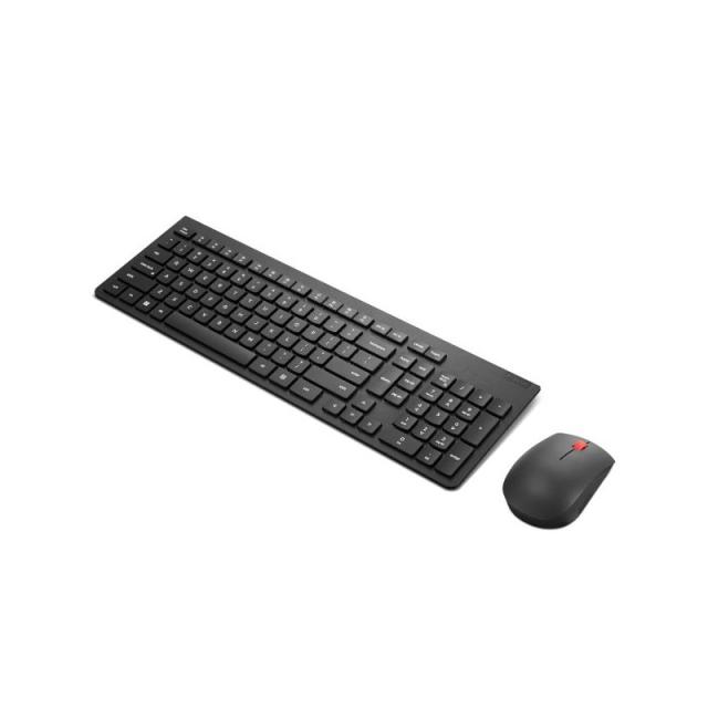 Lenovo - 4X31N50739 teclado Ratón incluido Universal RF inalámbrico QWERTY Español Negro