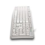 NGS - HERITAGE teclado Universal USB QWERTY Español Blanco